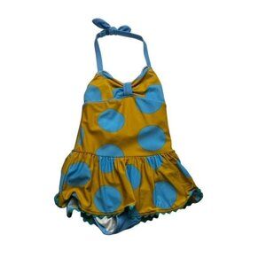 Matilda Jane Lil' Dipper Retro Polka Dot Swim Suit Size 4